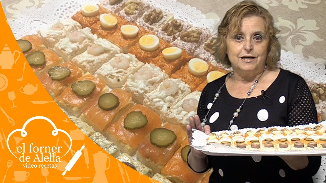 Surtido de canapes variados