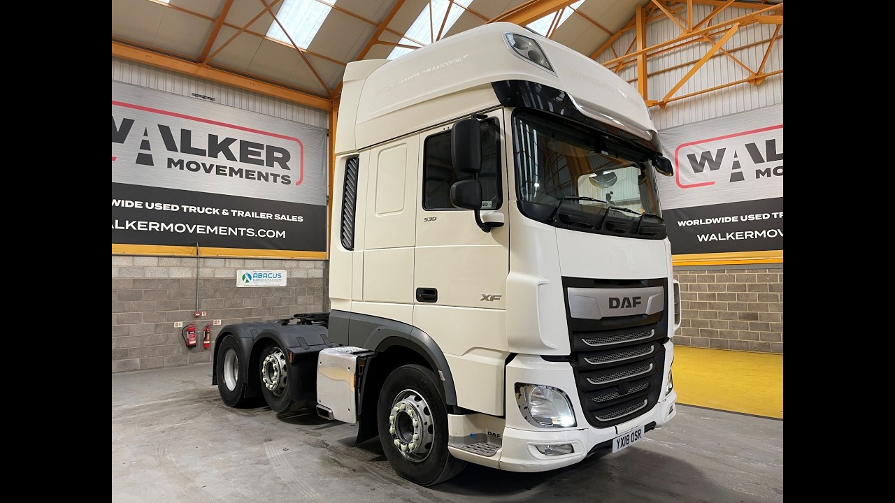 New In Stocklist For Sale: DAF XF106 530 SUPERSPACE *EURO 6* 6X2 TRACTOR UNIT - 2018 - YX18 OSR
