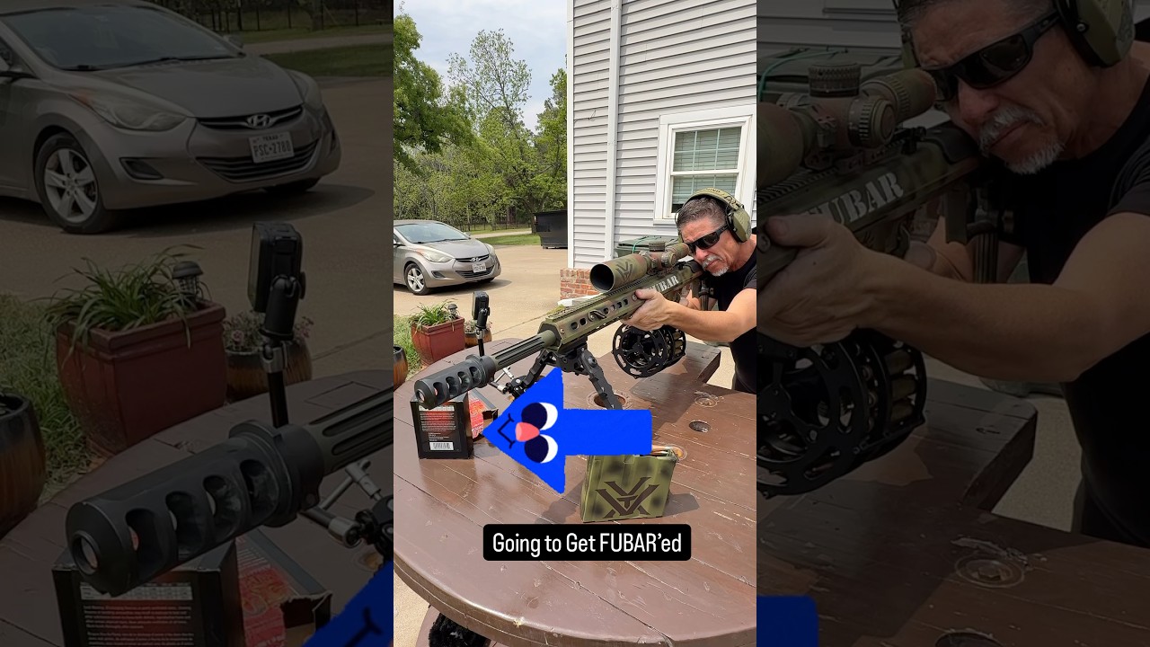 50 BMG Dubbed FUBAR with 20 Round Drum Mag