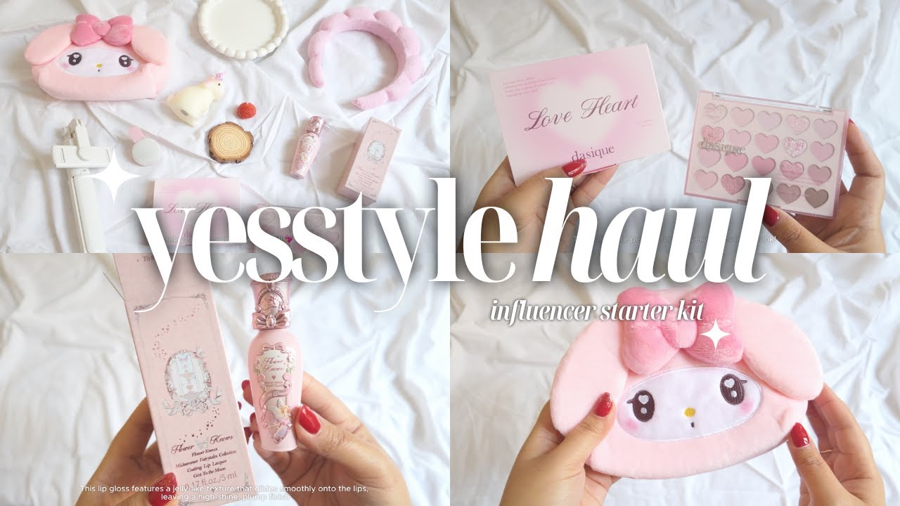 ☁️ Influencer Starter Kit unboxing 🎀 ft. YESSTYLE ✨ #YSInfluencerKit