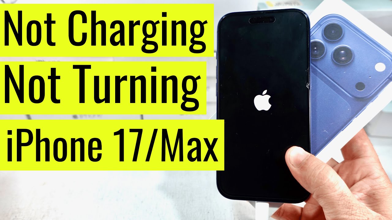 Fix iPhone 17 Pro, Max Not Charging and Turning on (iOS 26) in 2026