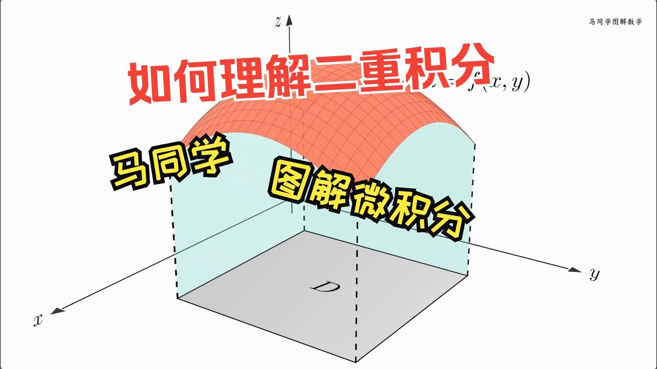 二重积分的定义｜微积分｜高等数学｜马同学图解微积分