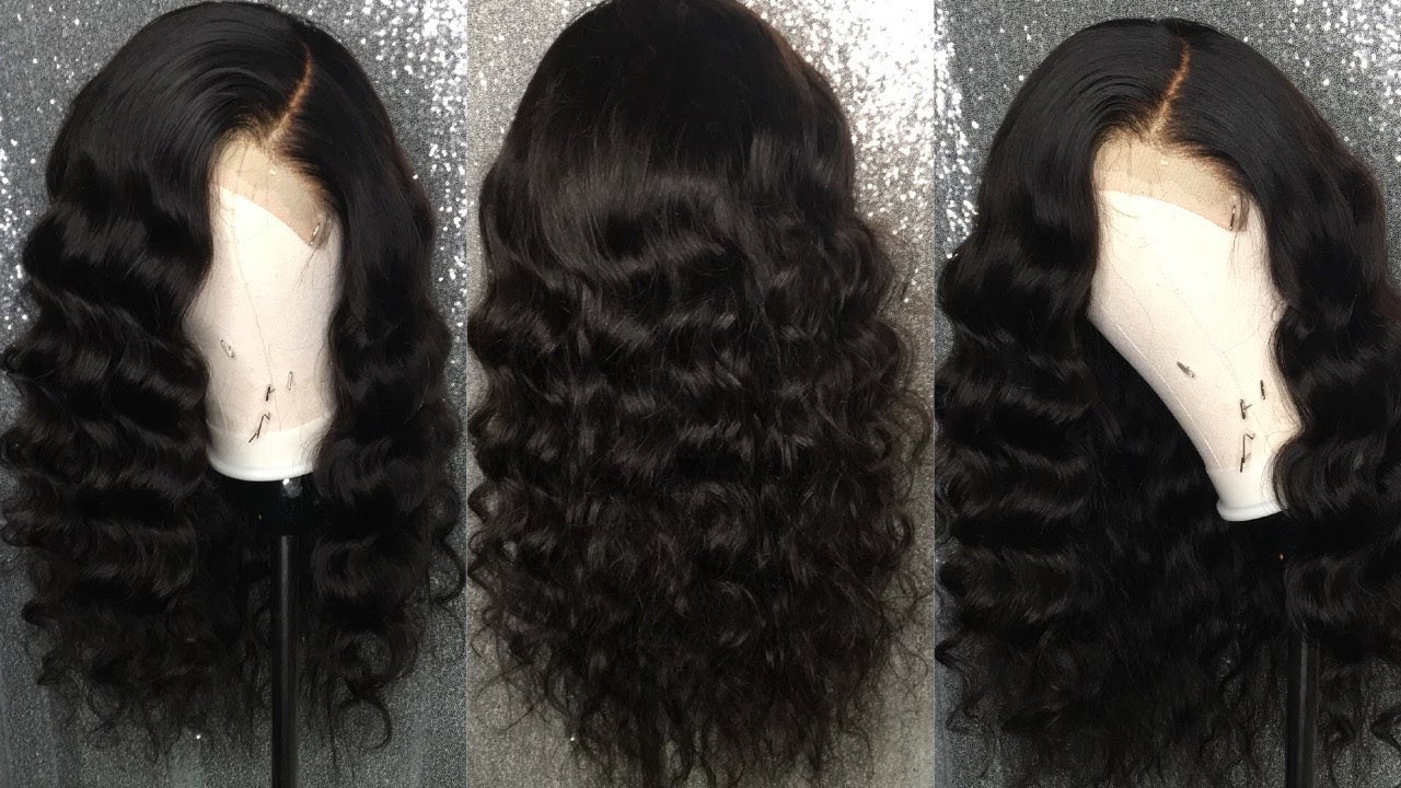 HOW TO :CREATE AND STYLE A DEEP SIDE PART CLOSURE WIG😍| BODY WAVE HAIR |UNICE HAIR