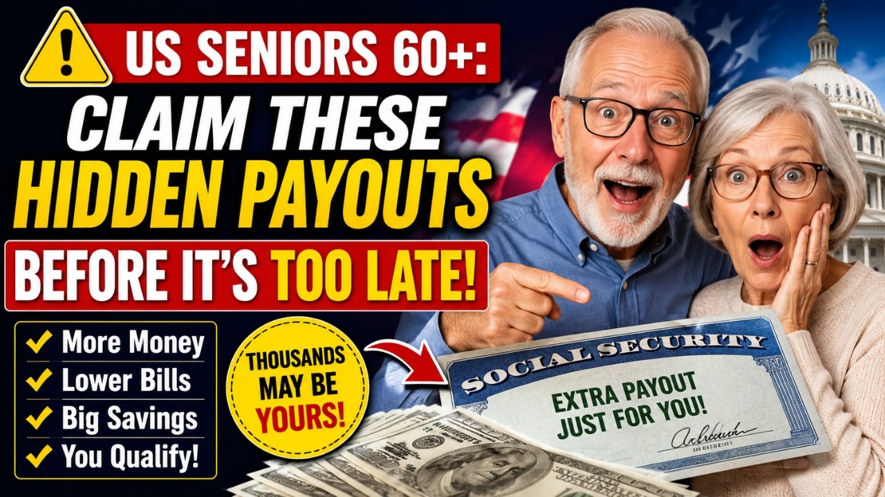 ⚠️ ПОЖИЛЫМ ЛЮДЯМ В США 60+: ПОЛУЧИТЕ ЭТИ СКРЫТЫЕ ВЫПЛАТЫ, ПОКА НЕ ПОЗДНО