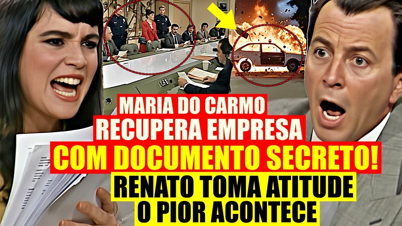 RAINHA DA SUCATA: RESUMO SEGUNDA 02/02 - Maria RECUPERA EMPRESA com DOCUMENTO SECRETO! RENATO MORRE!