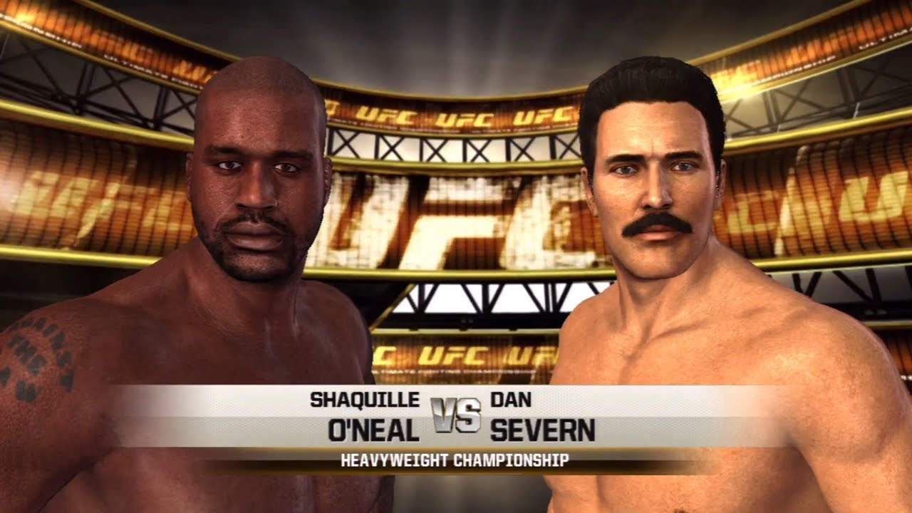 UFC Undisputed 2010 Gameplay Shaquille O'Neal vs Dan Severn