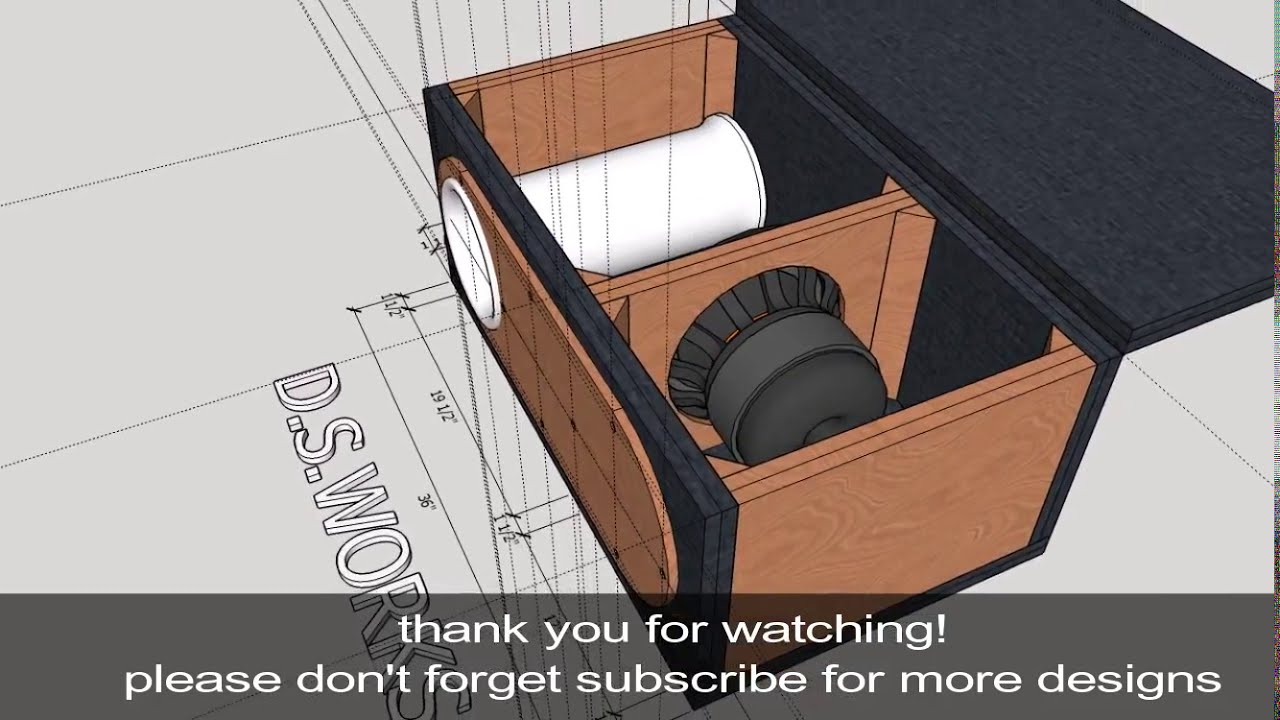 Simple 4th Order Subwoofer Box