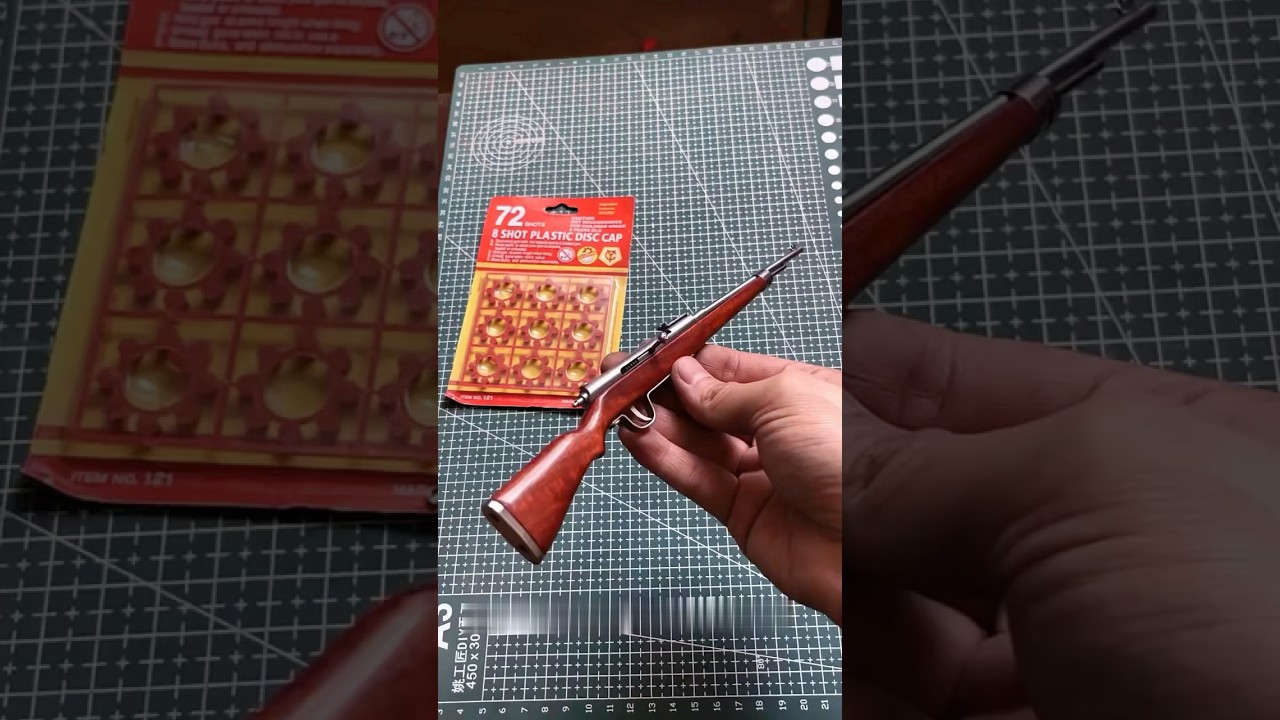 Stunning! Rifle Miniature Model with Trigger Mechanism &ndash; Ultimate Stress Reliever!#toyreviews #diy