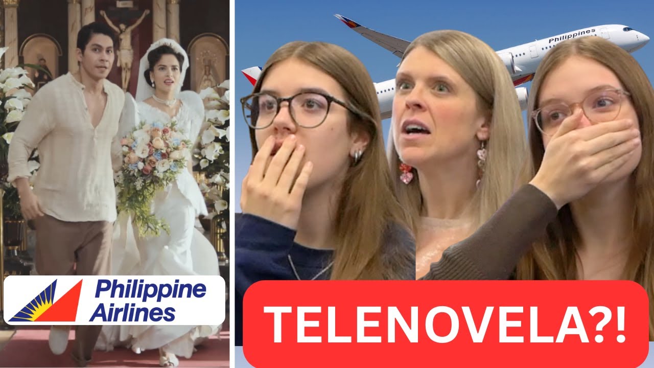 Canadian Mom & Daughters LOVE Philippine Airline Telenovela Reaction