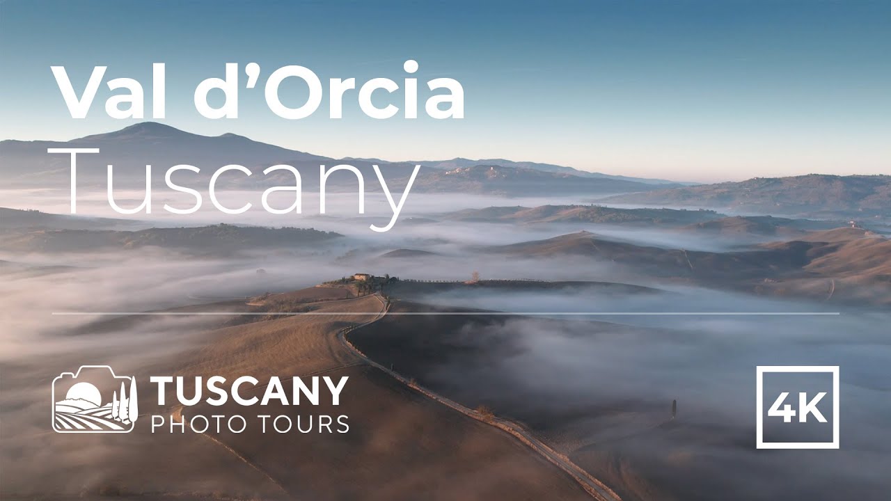 Tuscany Val d&rsquo;Orcia 4K &ndash; Cinematic Drone Film | Italy Aerial Views | Relaxing Music | Photo Tours