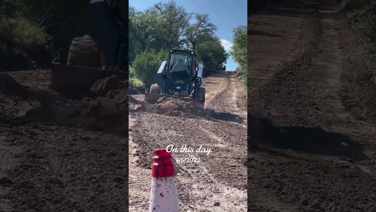 #onthisday A year ago today we were out building driveways & playing with skid steers&hellip;