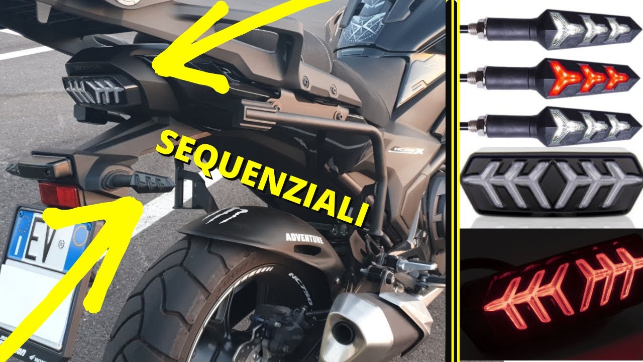 Honda NC750X Frecce Led Sequenziali e Faro Posteriore Aliexpress