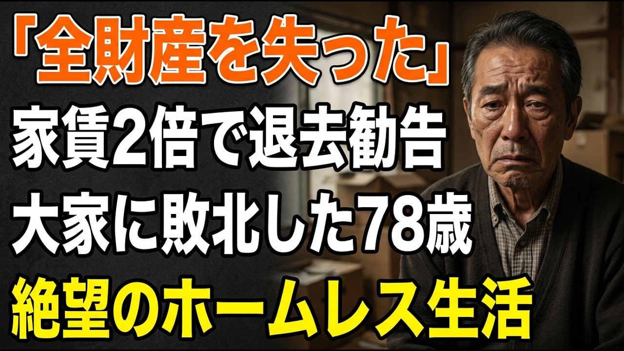 「出て行け」78歳の独り暮らし…家賃8万円通告に全財産を賭けた日、法廷で現れた一人の証人