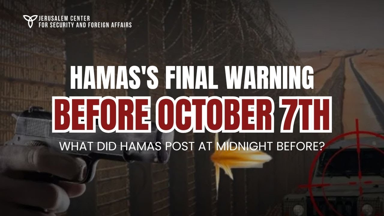 The Last Warning: The Signals at Midnight Before October 7th