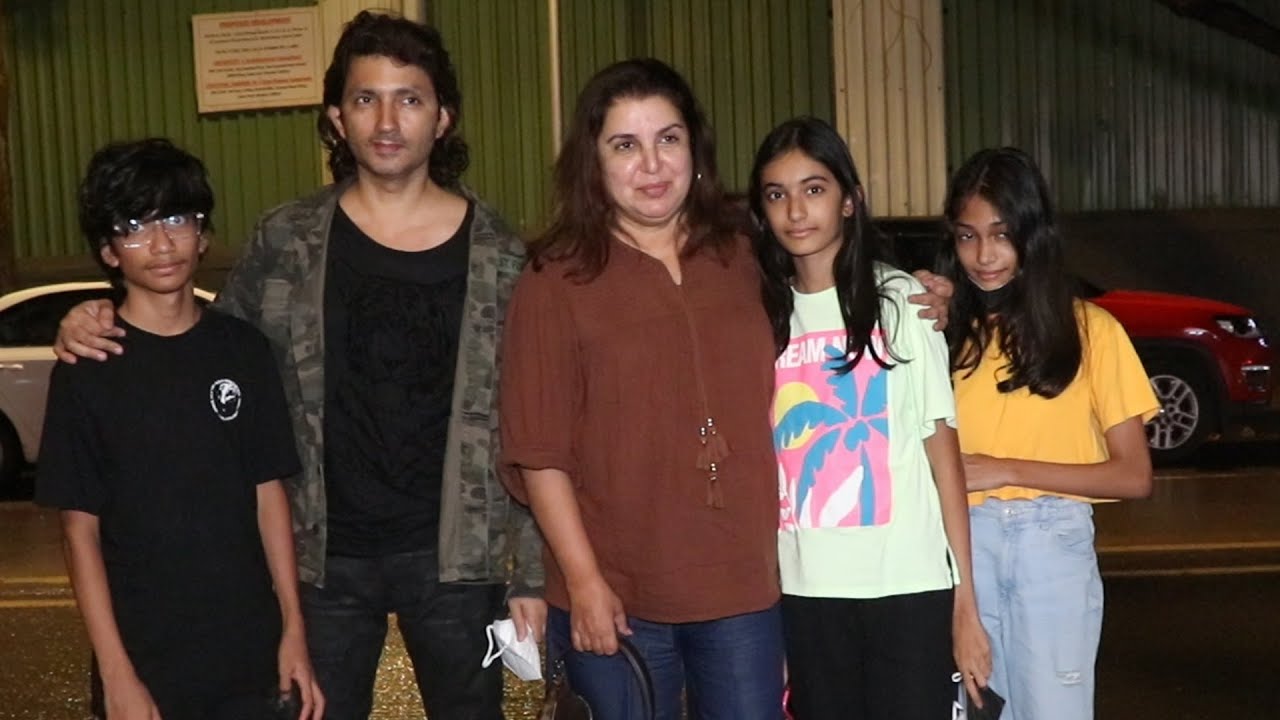 Farah Khan With Family Spotted At Akina Restaurant In Bandra | MS shorts #Shorts