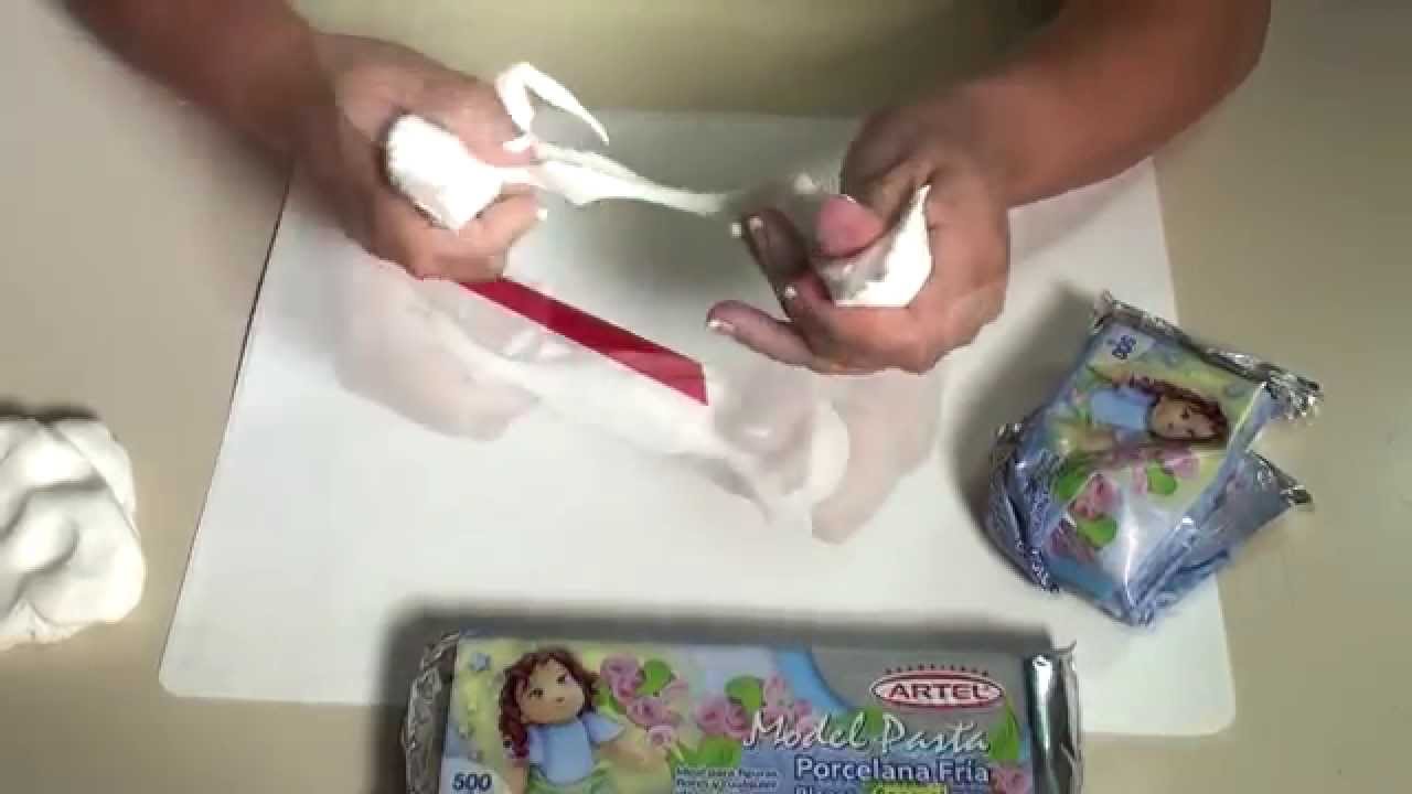 Como amasar la porcelana fría - Artel