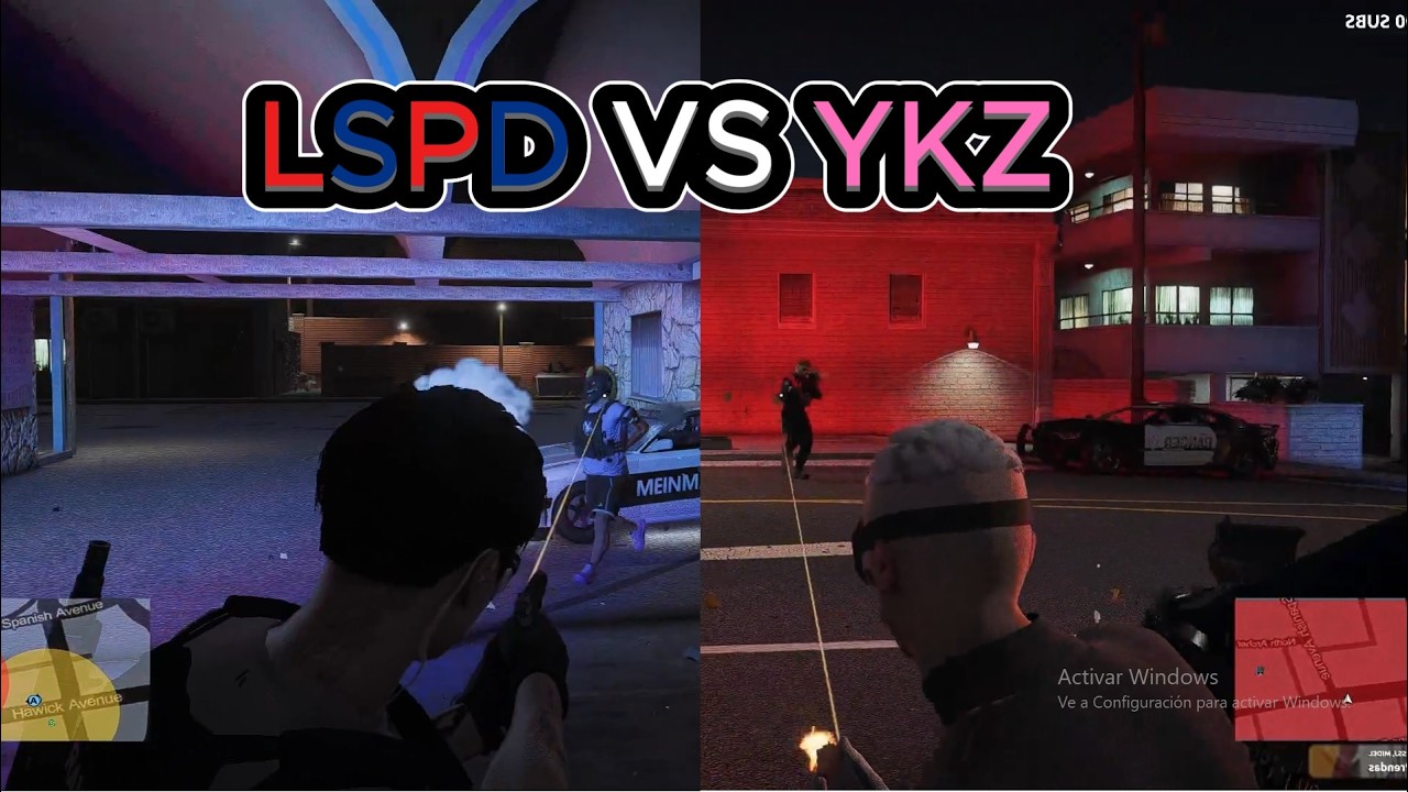 GANG UNIT ASISTE A UN ROBO A  FLEECA | LSPD VS YAKUZA | DOVUX LIFE