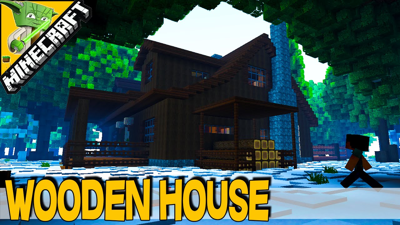 Epic Wooden House in Minecraft with stables and amazing roof, /w Keralis