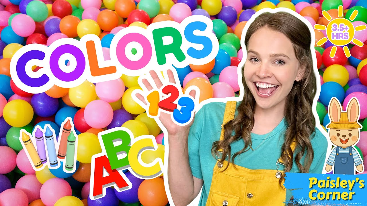 Toddler Learning - Learn Colors, Shapes, Animals, Senses  & First Words | Educational Video for Kids