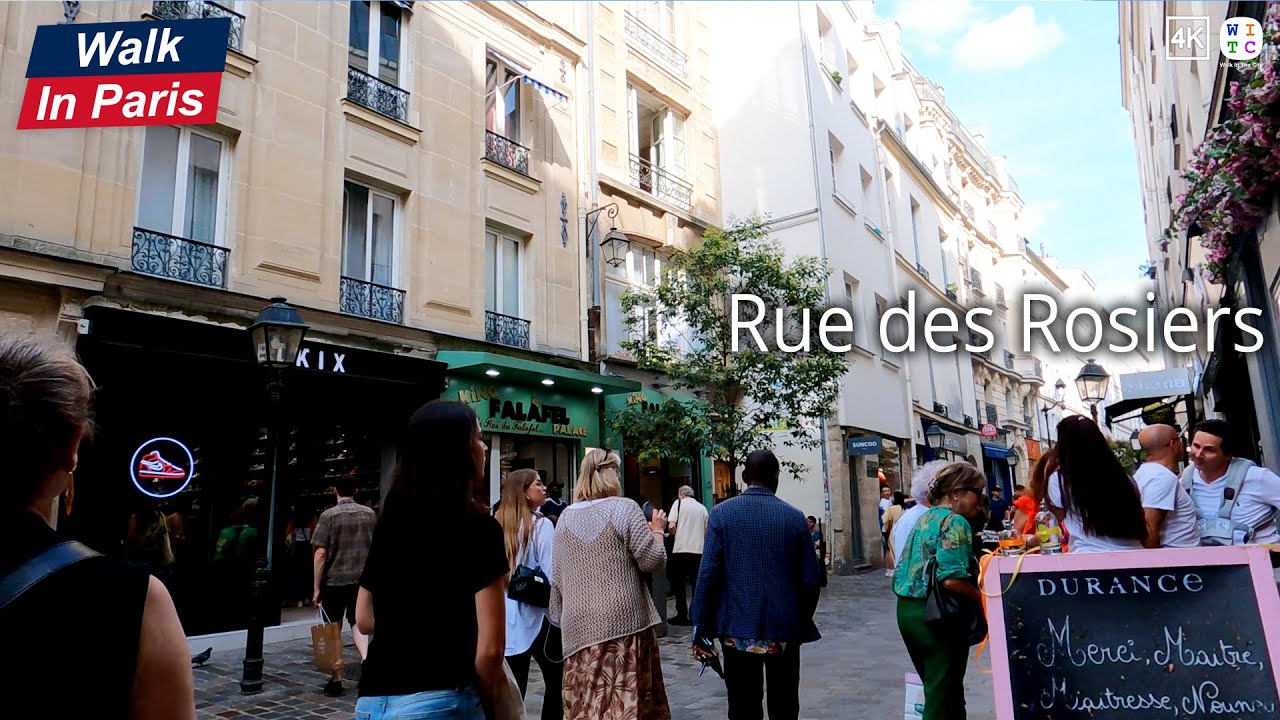Rue des Rosiers (4K) | Paris Walking Tour