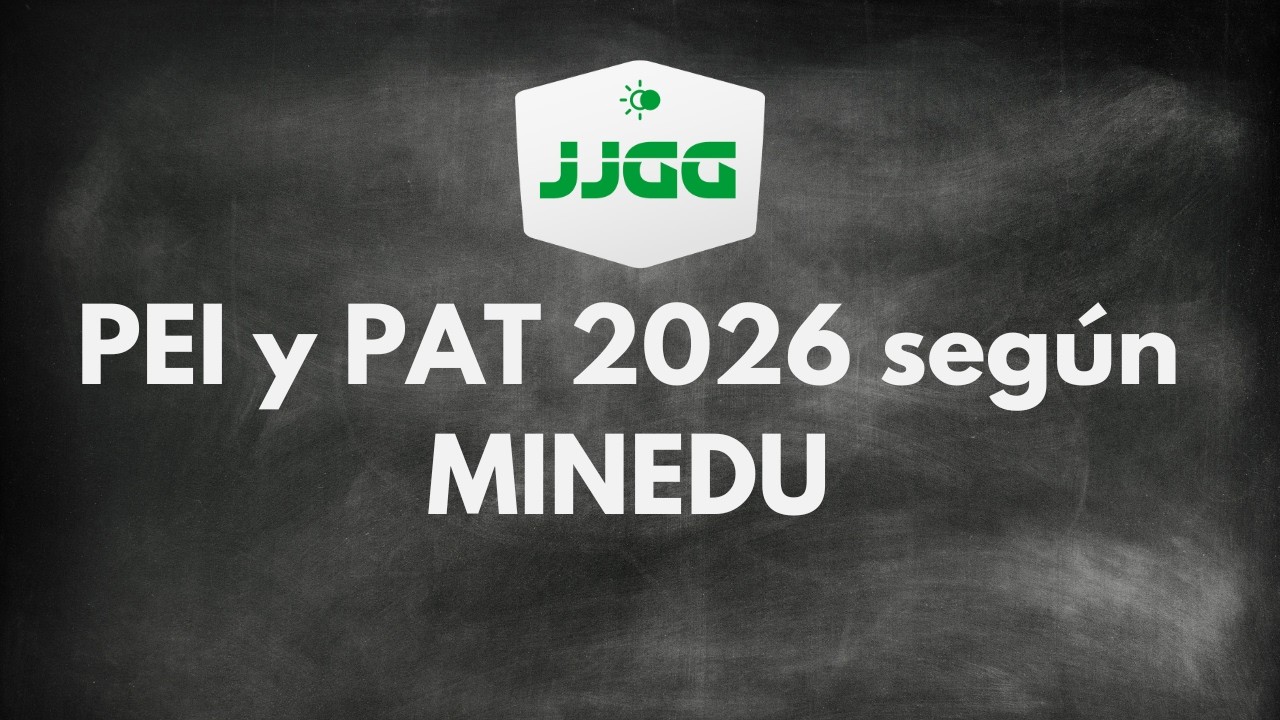 PEI y PAT 2026 según MINEDU