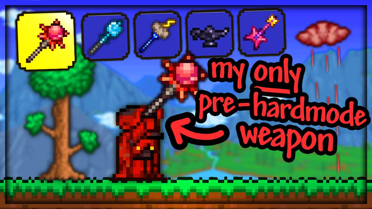 Beating Terraria Master Mode with ONLY 