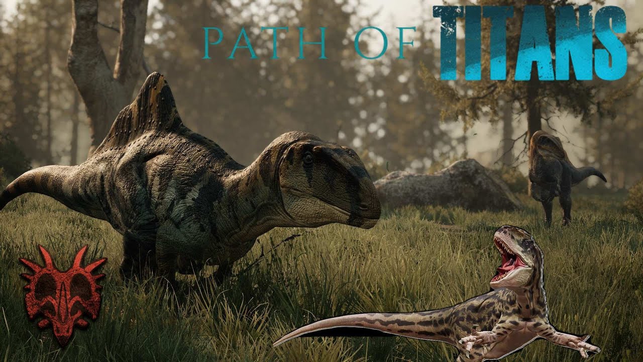 PART 9:Growning EVERY dino AGAIN! and helping others grow Path of titans #gameplay #dino #survival
