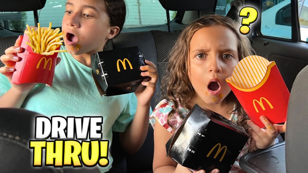 😋 PEDiMOS TUDO QUE O CARRO DA FRENTE PEDiU NO DRiVE TRHU DO MÉQUi
