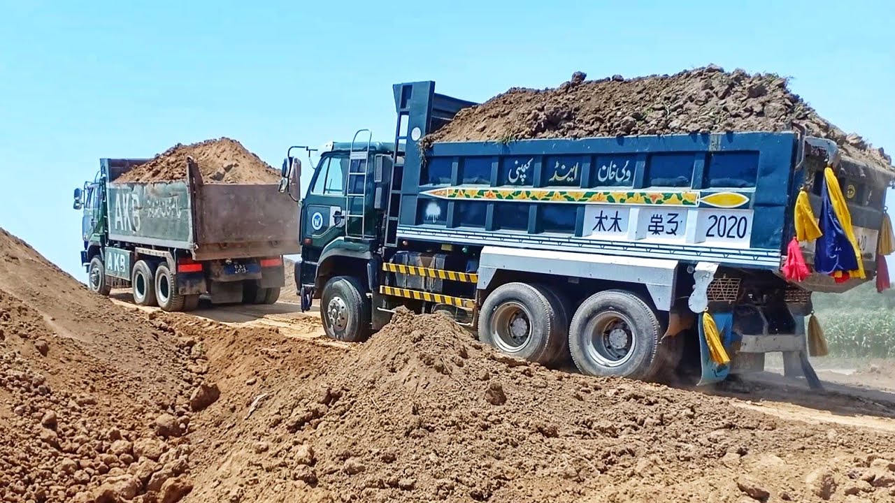 Funny Dumper | Japanese Vehicles | 100% Impossible | Ramp Challenge | Nissan Diesel Truck Dumper