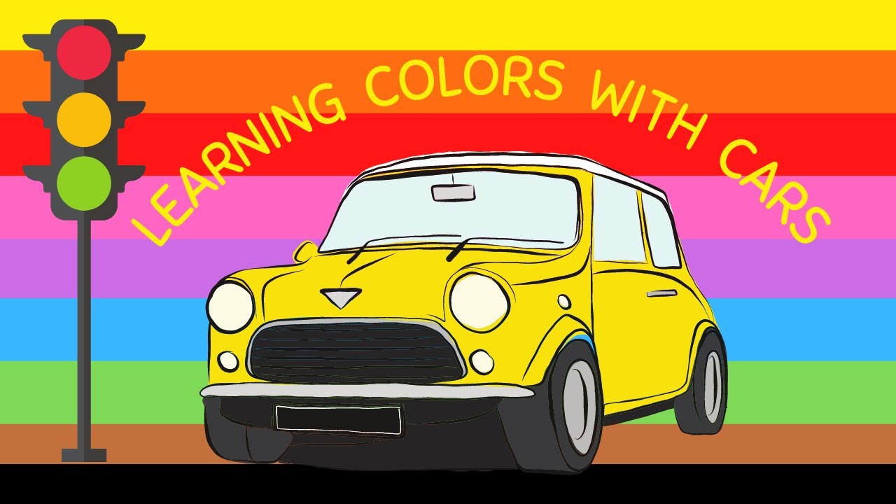 COLORS | Learning COLORS with cars for kids | Angleščina - barve v angleškem jeziku