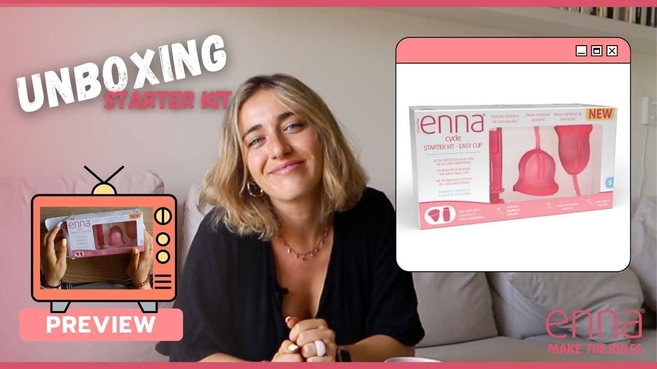 UNBOXING del STARTER KIT de ENNA 🎁 | ¿Tu primera vez con la Copa Menstrual? Esto es PARA TI 🩸