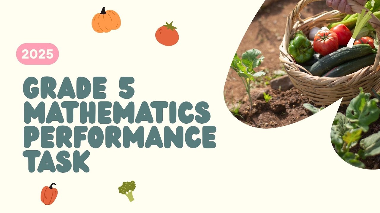 PEP 2025 Grade 5 Mathematics Performance Task