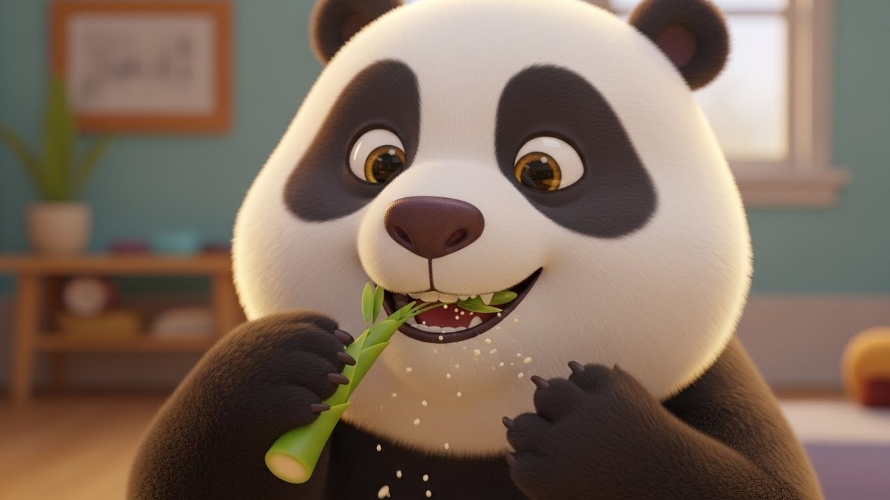 Завтрак-танец маленькой панды «Ням-ням» 🐼 | Мультфильм для детей и весёлые приключения