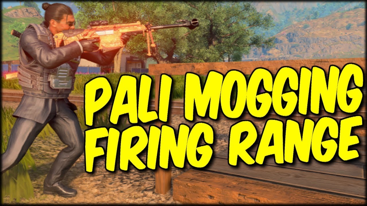 PALI MOGGING ALL OVER FIRING RANGE!! COD BLACKOUT SNIPER MOG SOLO WIN!