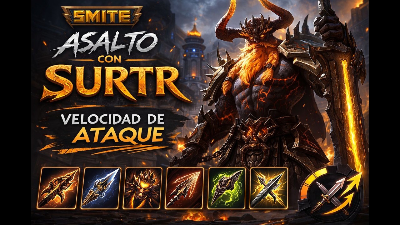 SURTR VELOCIDAD DE ATAQUE / ASALTO SMITE