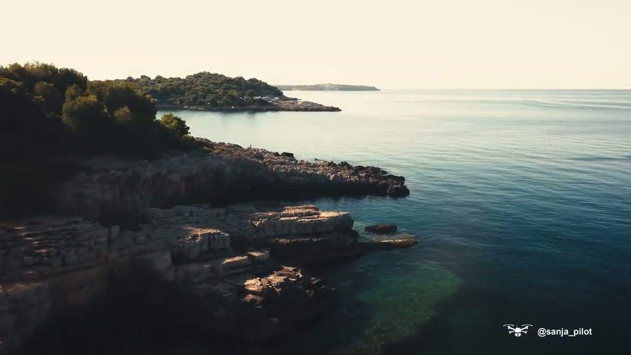 Pula Croatia. DJI MINI 2. 4K view