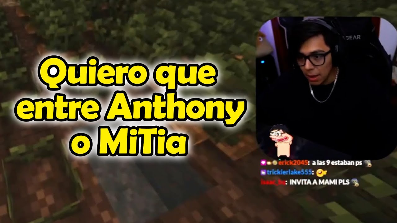 Daarick pensando si jugar solo o decirle a Anthony o Mi Tia