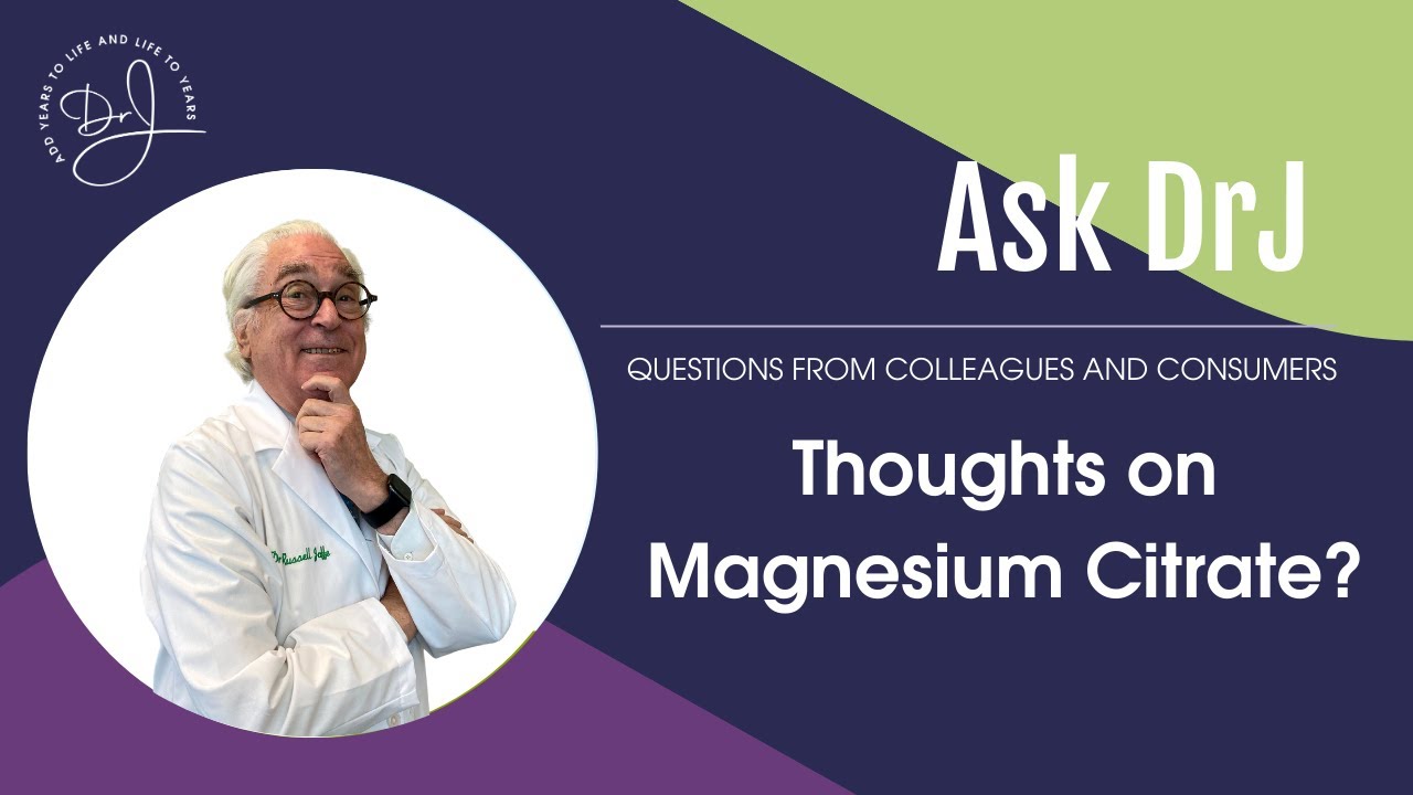 Thoughts On Magnesium Citrate