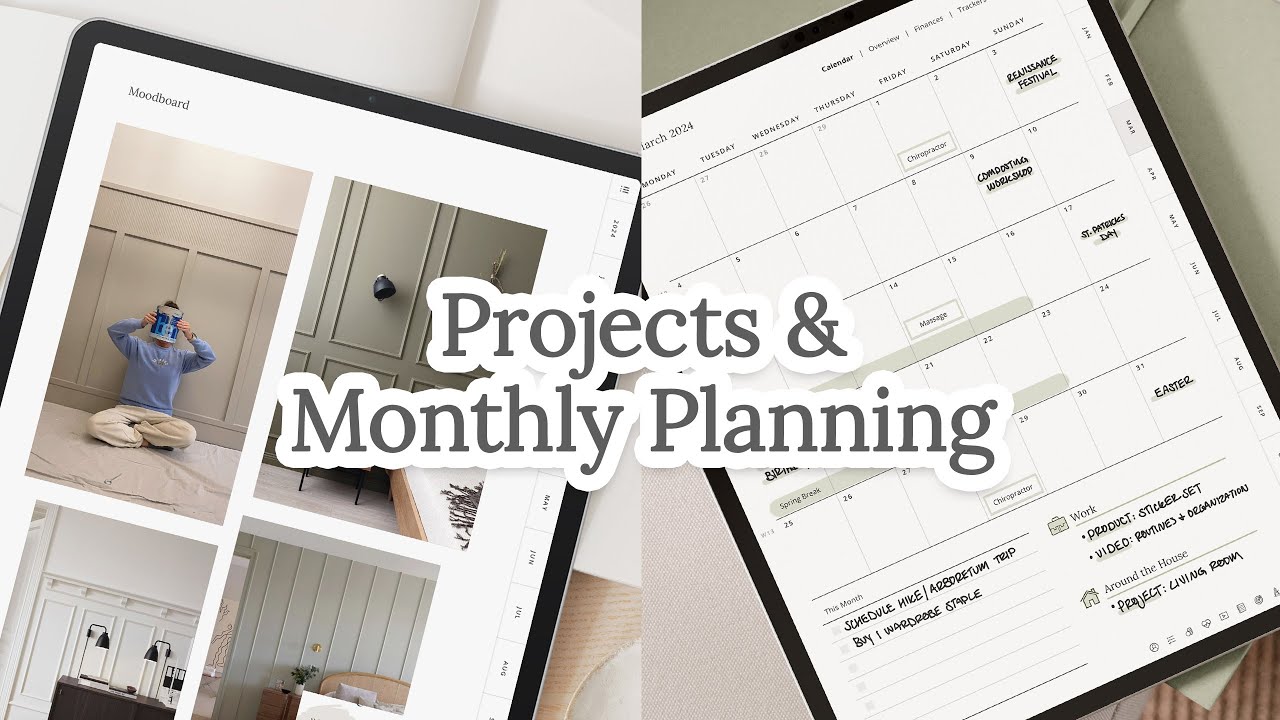 Plan with Me | Monthly & Project Planning with the Dash Planner