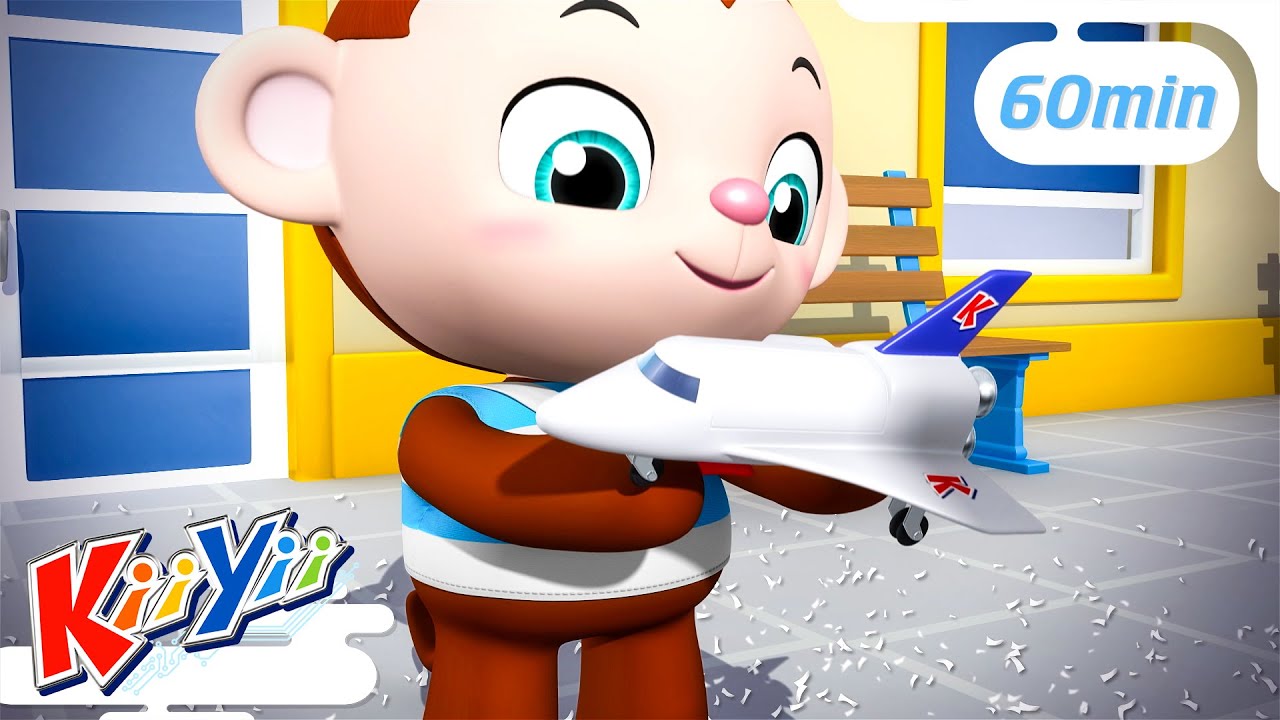 Colour Train | + More | Best of KiiYii Songs | ABC and 123 | Nursery Rhymes & Kids Songs