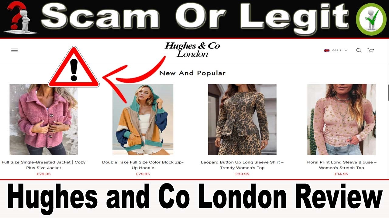 Hughes and Co London Review 🔥 Legit Fashion Brand or Online Clothing Scam?