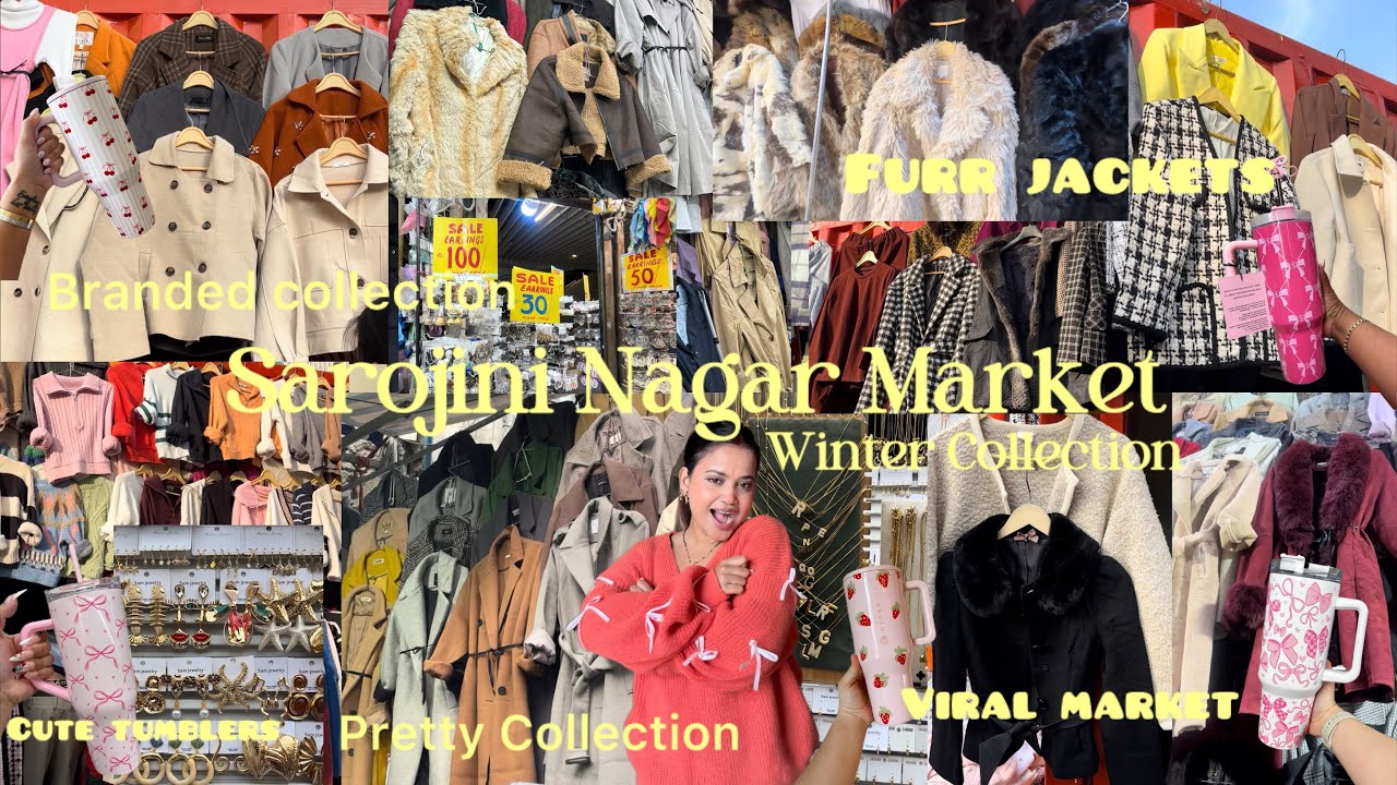 SAROJINI NAGAR MARKET VLOG || LATEST WINTER COLLECTION || STARTING RS 20/- ||SHOP NO WITH LOCATION 