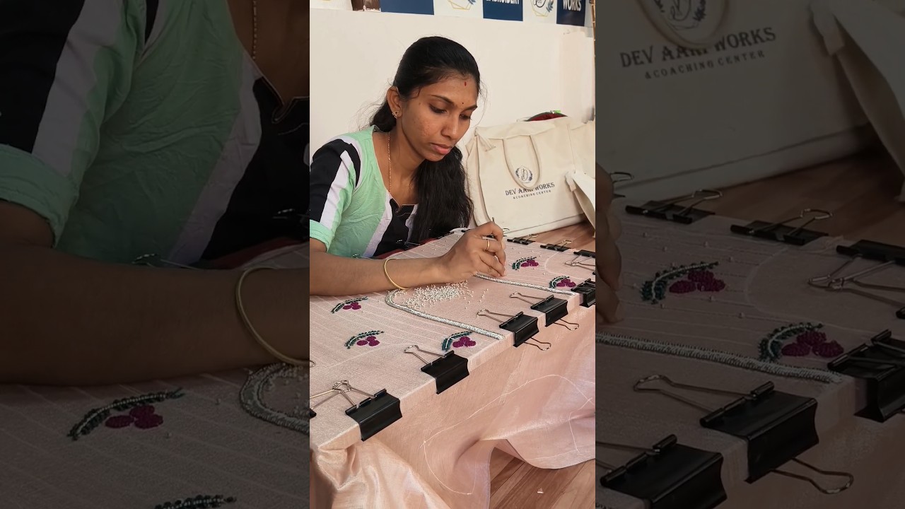 Aari work designs blouse, aari work stand in Bangalore #aariblouse #aariclass #aaristand #trending