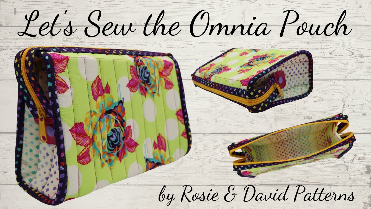 Let's Sew the Omnia Pouch - DIY Free Pattern by Rosie & David Patterns