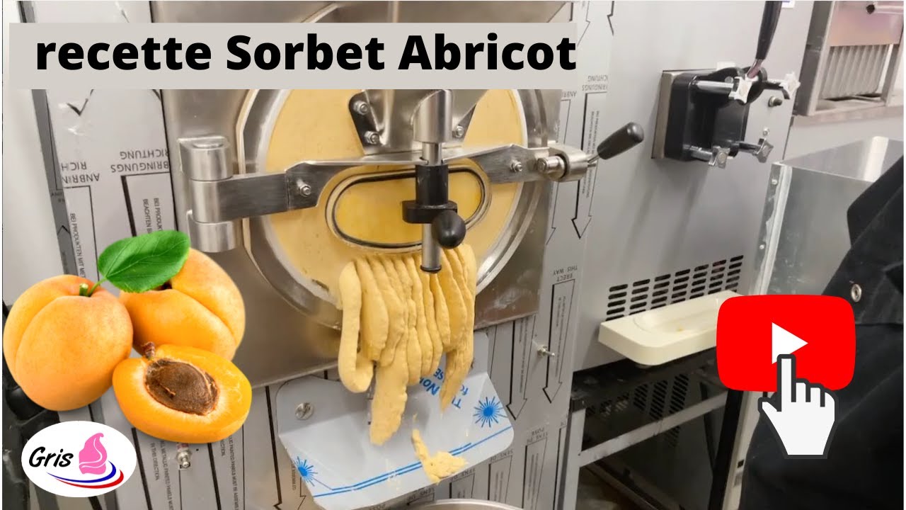 Comment faire un sorbet abricot plein fruit  70 % de fruit