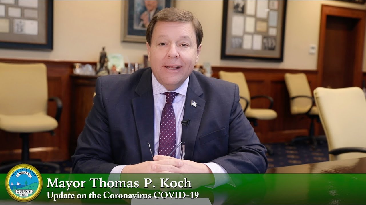 Mayor Tom Koch - Quincy, COVID Update Wednesday, 1-20-21