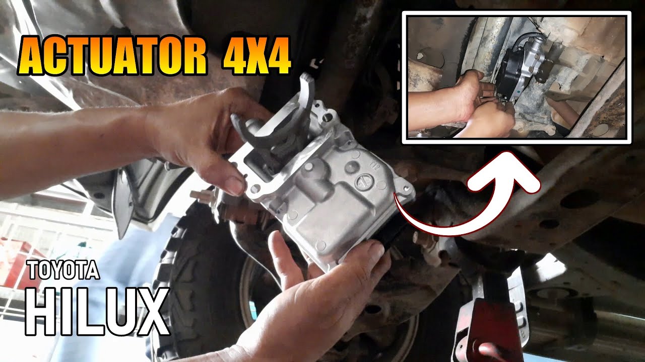 Actuator 4x4 yang baru, Test dan cara pemasangannya di gardan depan...