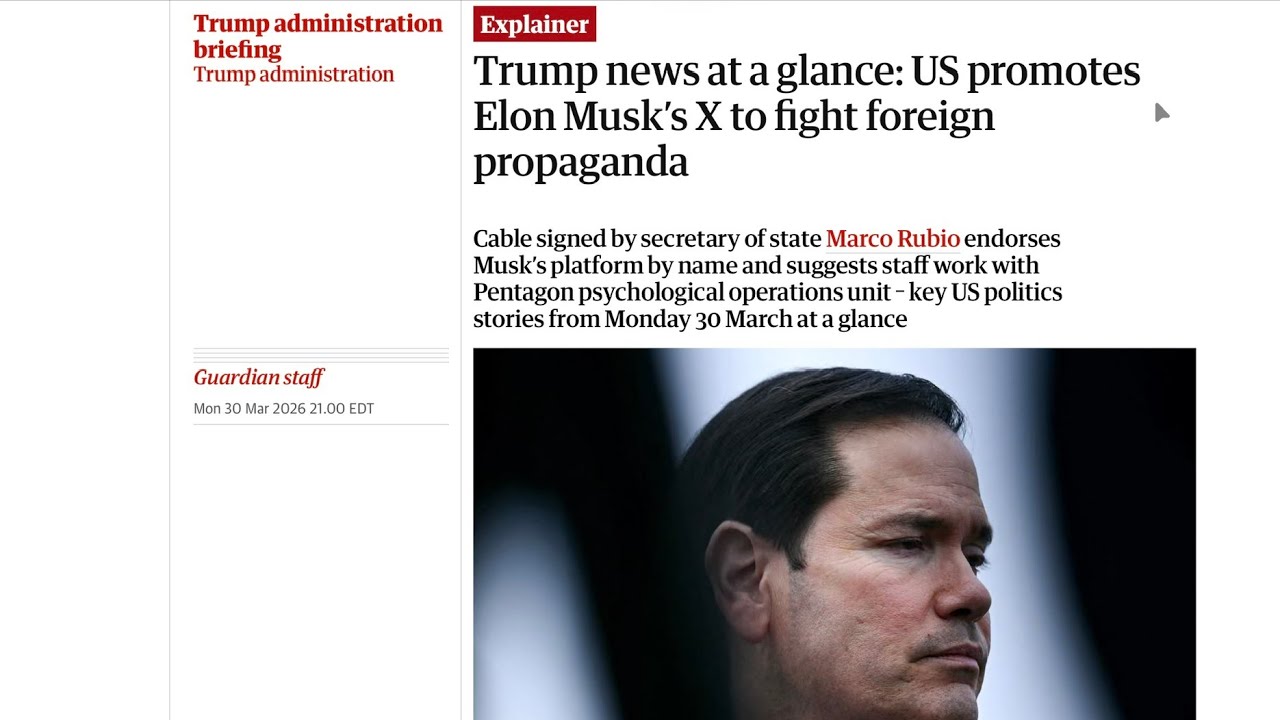 Трамп только что приказал посольствам США распространять пропаганду своего режима.