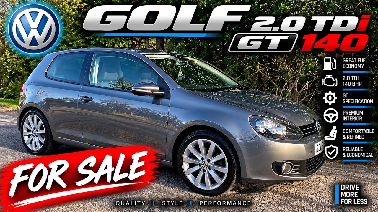 VW Golf 2.0 GT TDi 140 For Sale