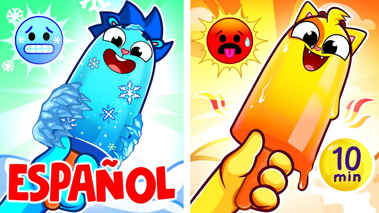 Caliente vs Frío | Canciones para Niños 🐱🐨🐰🦁 Baby Zoo